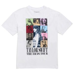 Taylor Swift The Eras Tour through Vancouver I White T-shirt Size L NEW